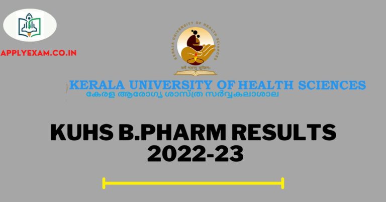 kuhs-pharmacy-3rd-4th-sem-results-link-out
