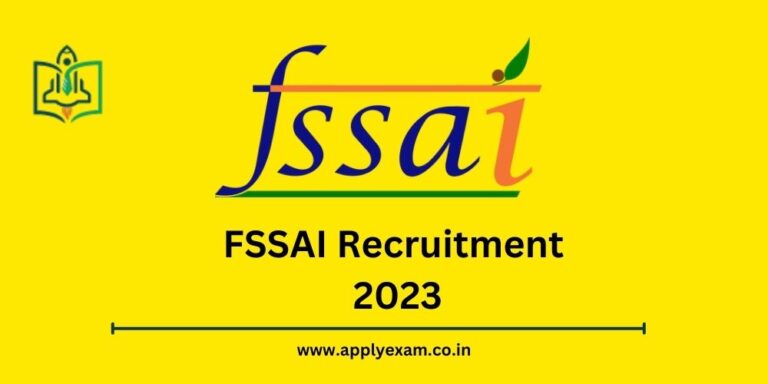 FSSAI Recruitment 2023