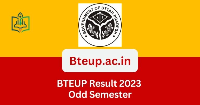 BTEUP Result 2023 Odd Semester