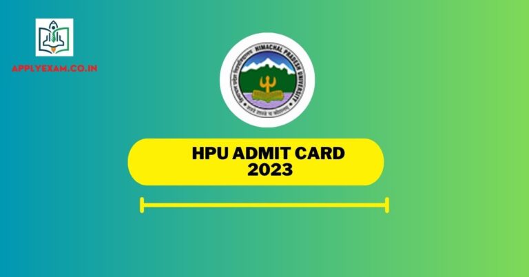 hpu-1st-2nd-3rd-year-admit-card-download