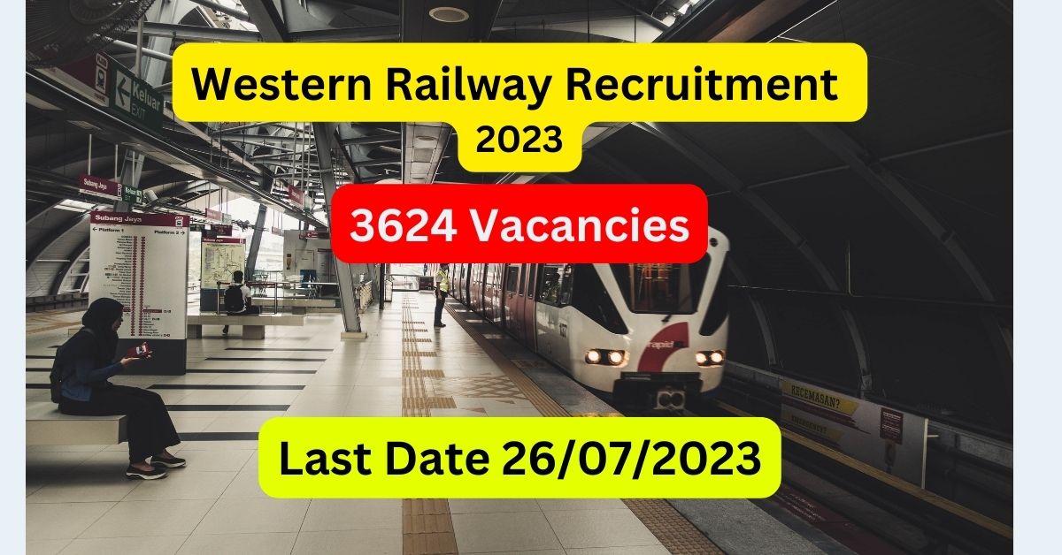 Western Railway Recruitment 2023 Apply Online