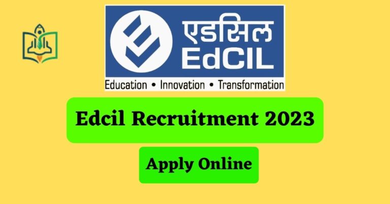 Edcil Recruitment 2023 Apply Online