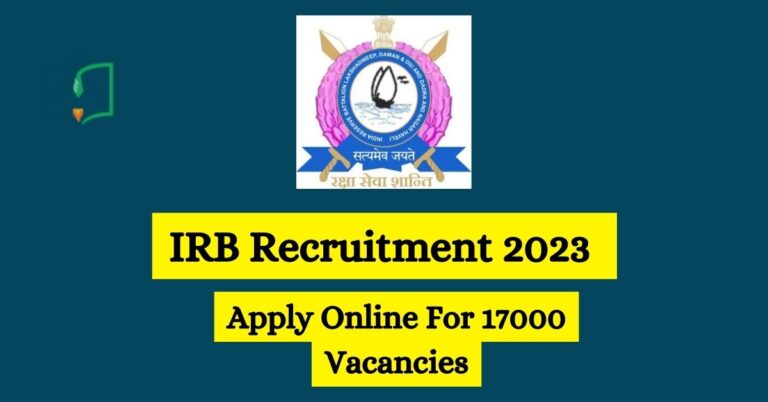 IRB GD Constable Recruitment 2023