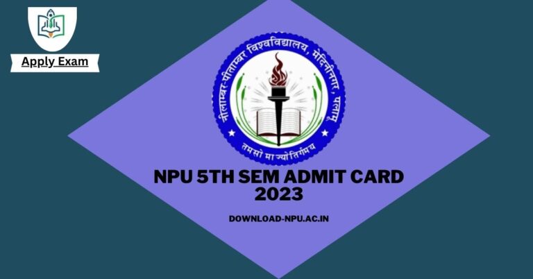 npu-admit-card-semester-5-download