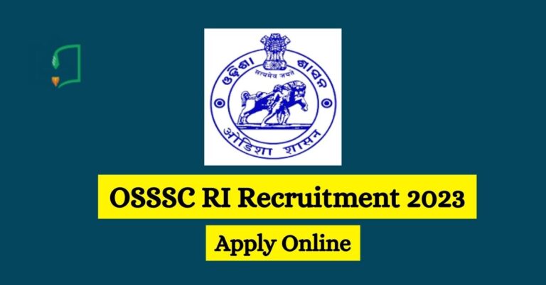 OSSSC RI Recruitment 2023