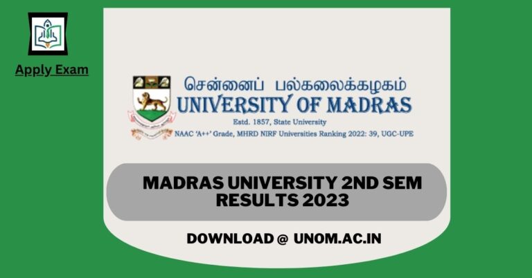 madras-university-2nd-semester-result-link