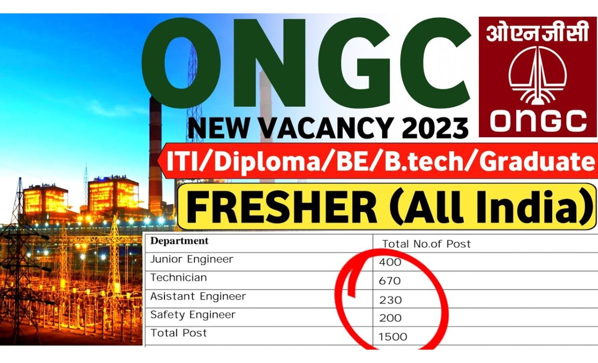 ONGC Recruitment 2023