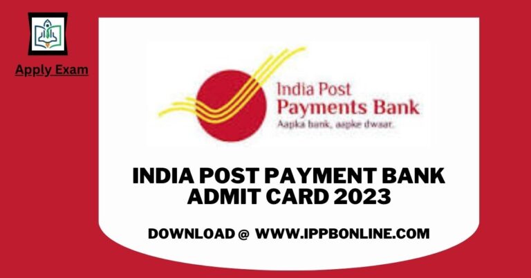 india-post-payment-bank-admit-card-download