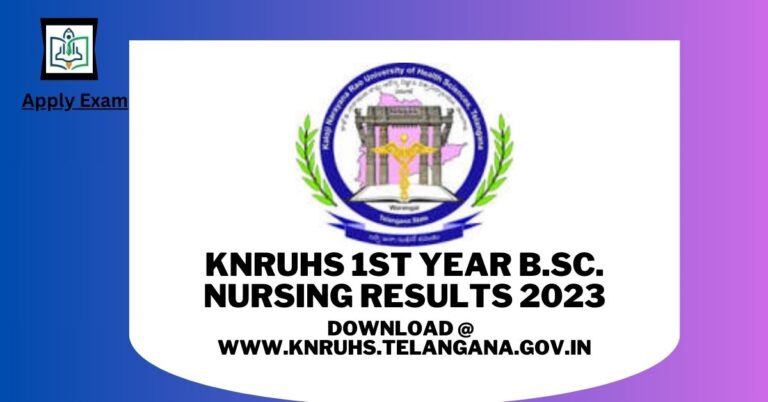 knruhs-1st-year-b-sc-nursing-results-knruhs-telangana-gov-in