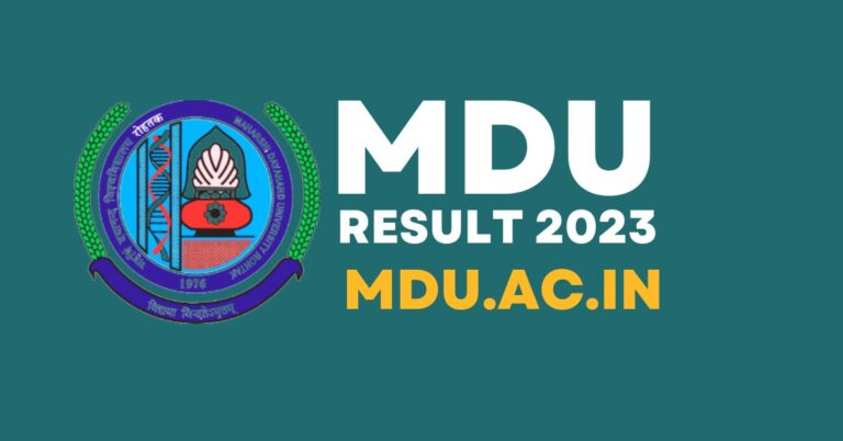 MDU Result 2023