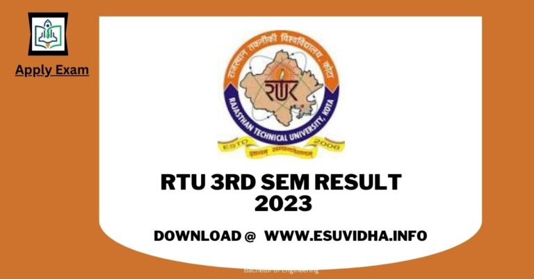 rtu-3rd-sem-result-2023-www-esuvidha-info