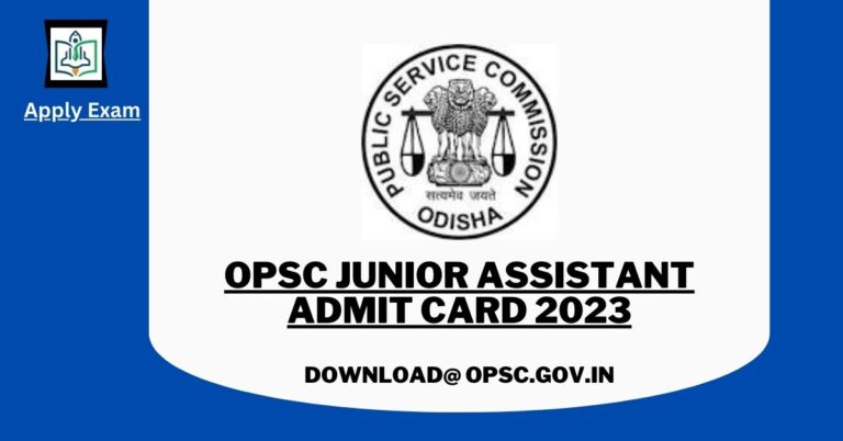 opsc-junior-assistant-admit-card-opsc-gov-in