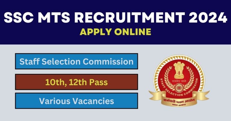 SSC MTS Recruitment 2024